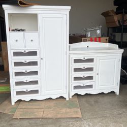 Changing Table & Standing Dresser