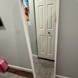 IKEA White Full Length Mirror