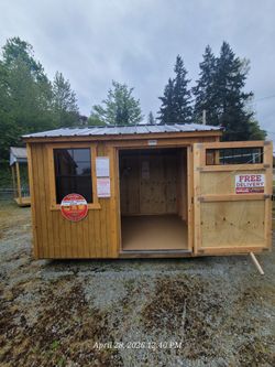8x10 T1- 11 Treated Utility Shed