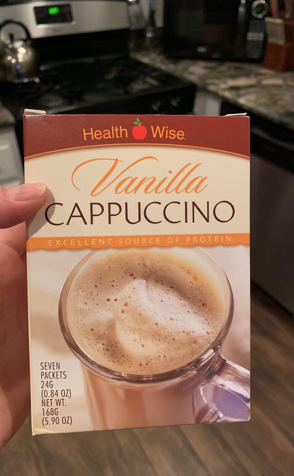 Health Wise Vanilla Cappuccino Protein Drink - 7 pack