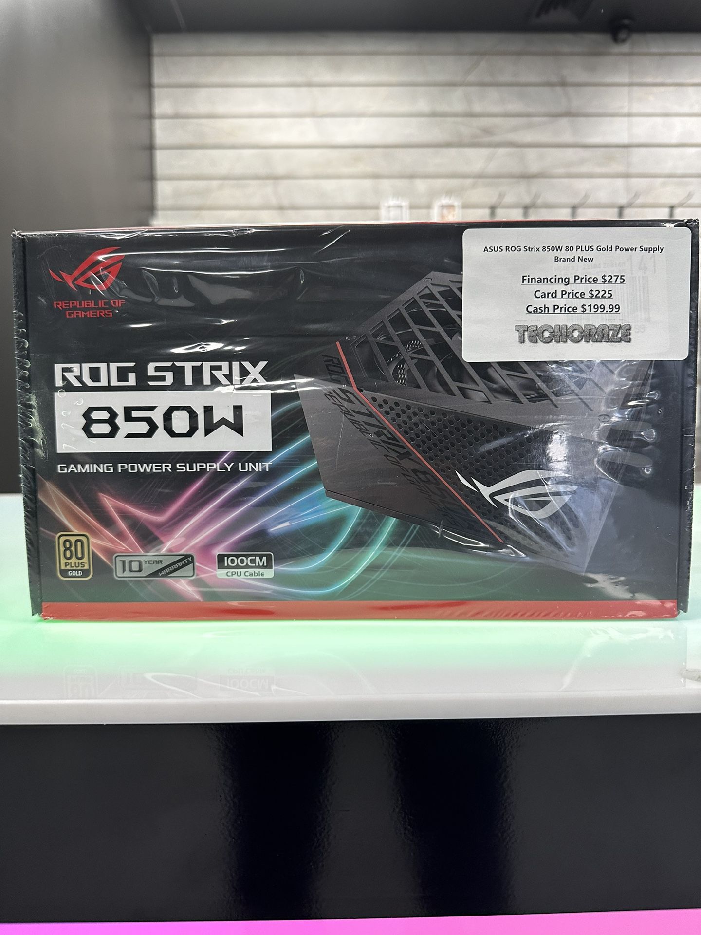 ASUS ROG Strix 850w 80 Plus Gold Power Supply