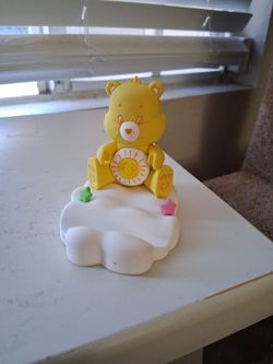 Care Bears Funshine Bear Figure on Cloud Base
