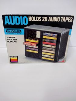 Vintage (1988) New in Box   Audio Open Stock Holds 20  Cassetes