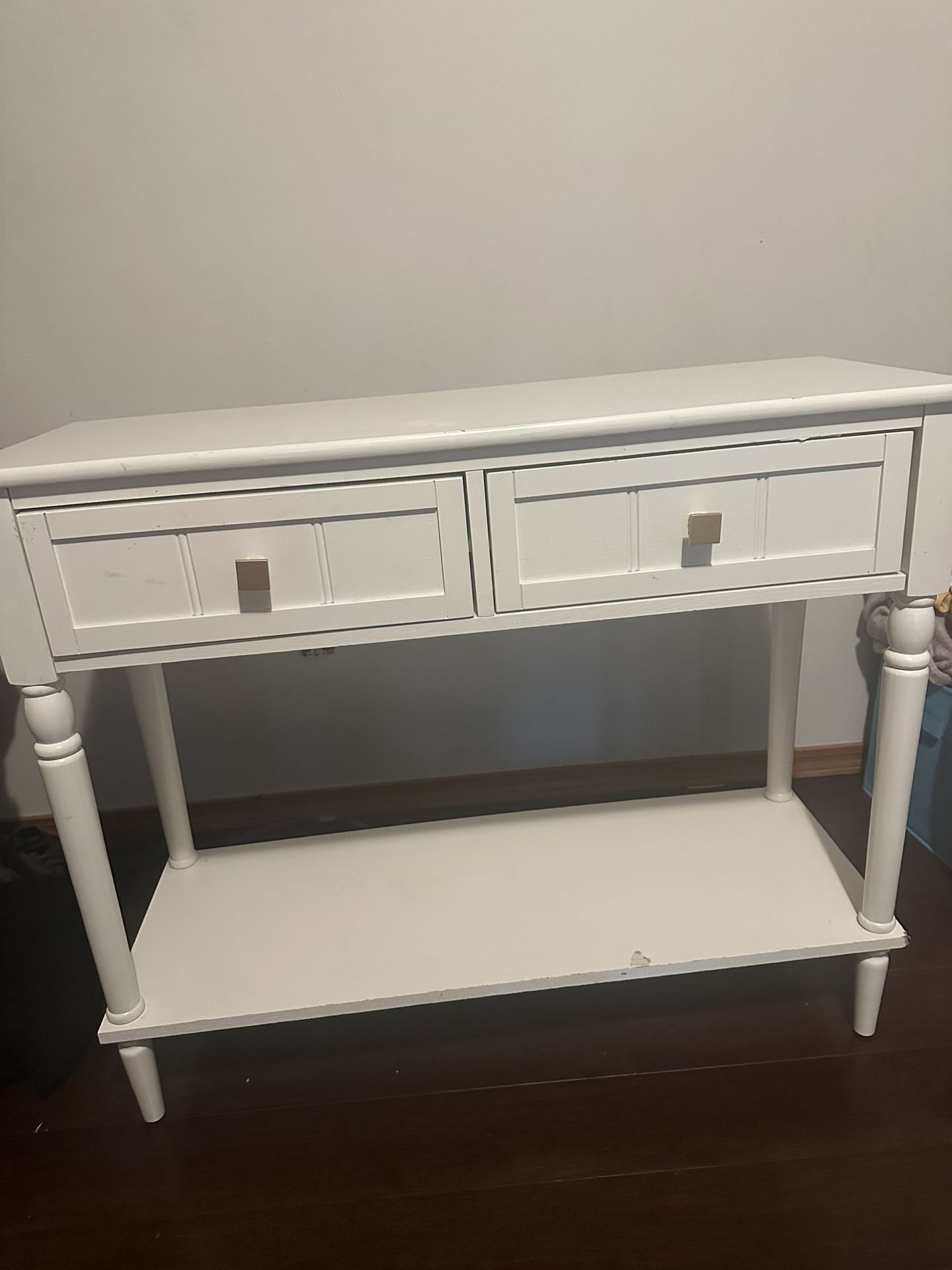 White Entry Table