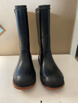 Kids Black Rain boots- size 11
