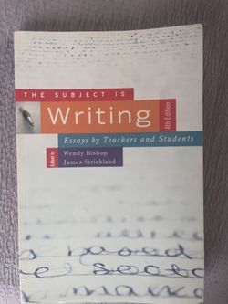 The Subject Is Writing
