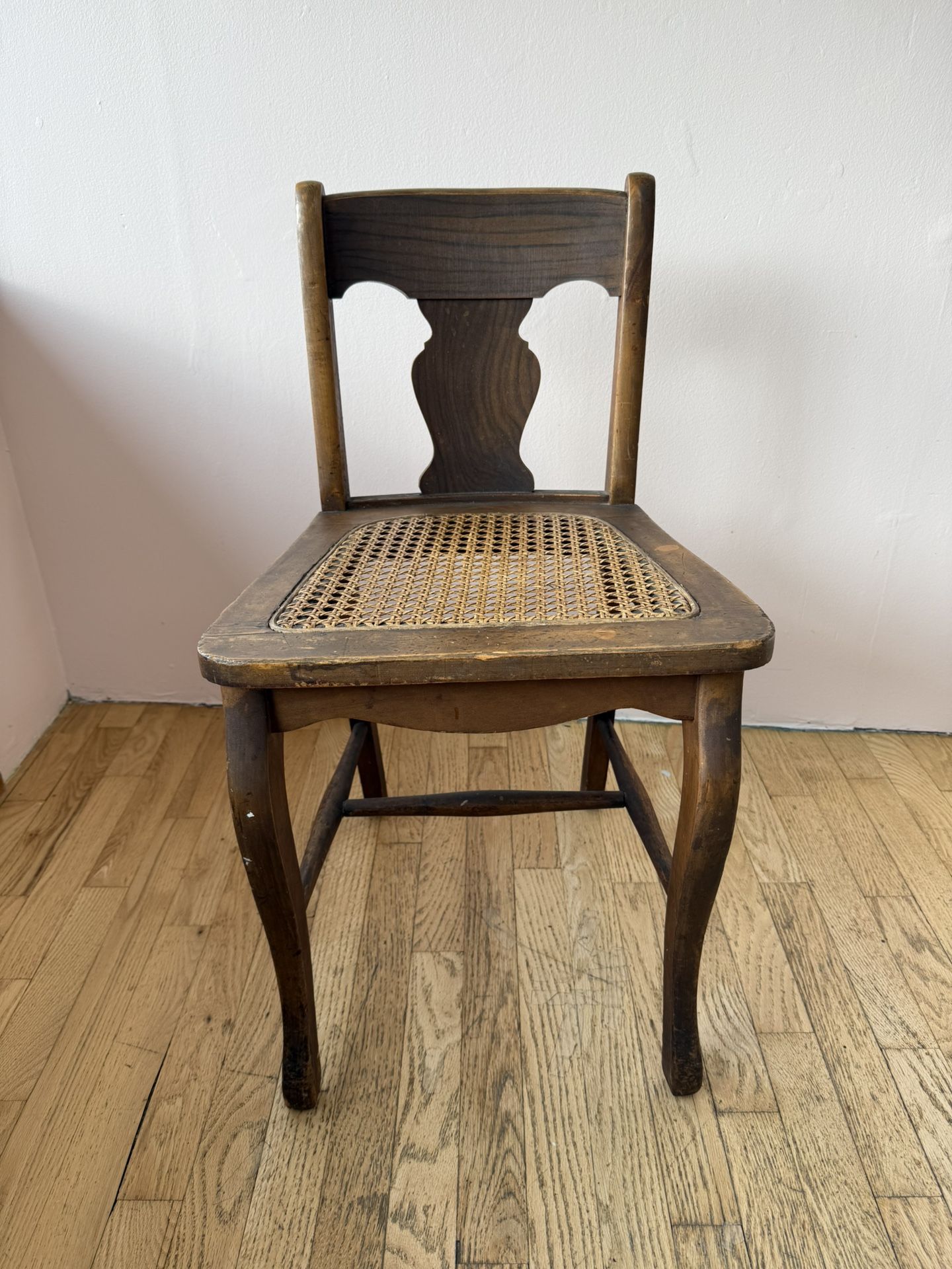 Vintage Cane-Seat Cottage Chair