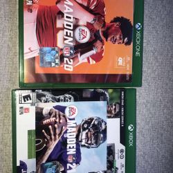 XBOX MADDEN 20 & 21 FOR SALE