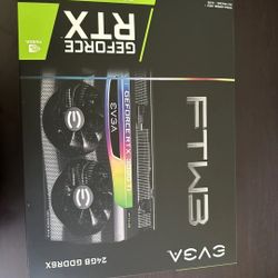 New EVGA GeForce RTX 3090 Ti FTW3 BLACK GAMING 24GB GDDR6X Graphics Card