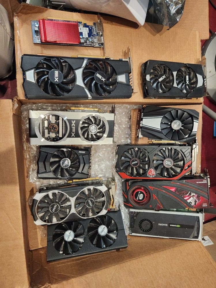 COMPUTER GPU GRAPHICS CARDS PARTS / REPAIR