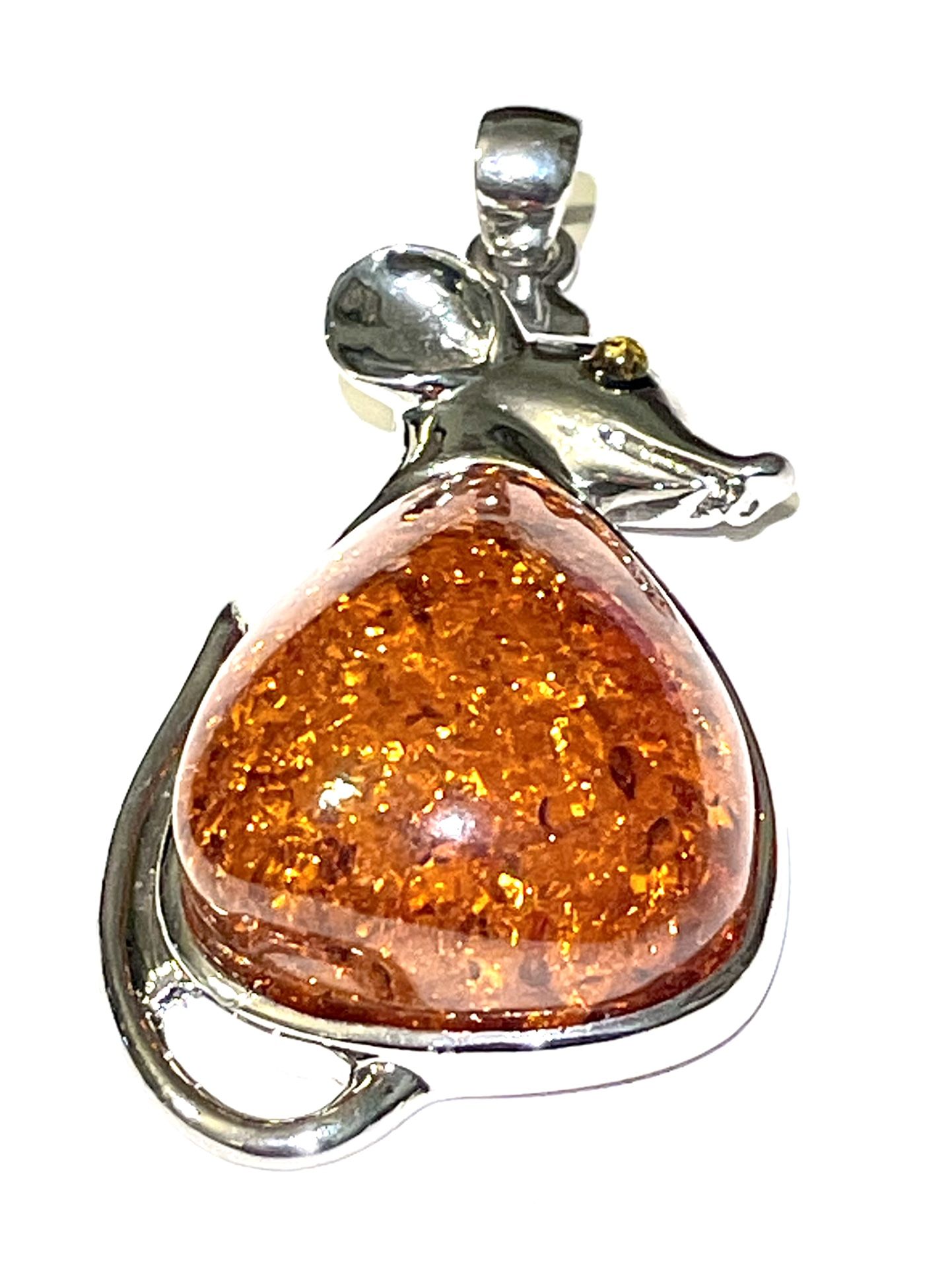 Silver Digital Pendant