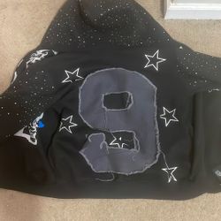 EVIL rhinestone zipup