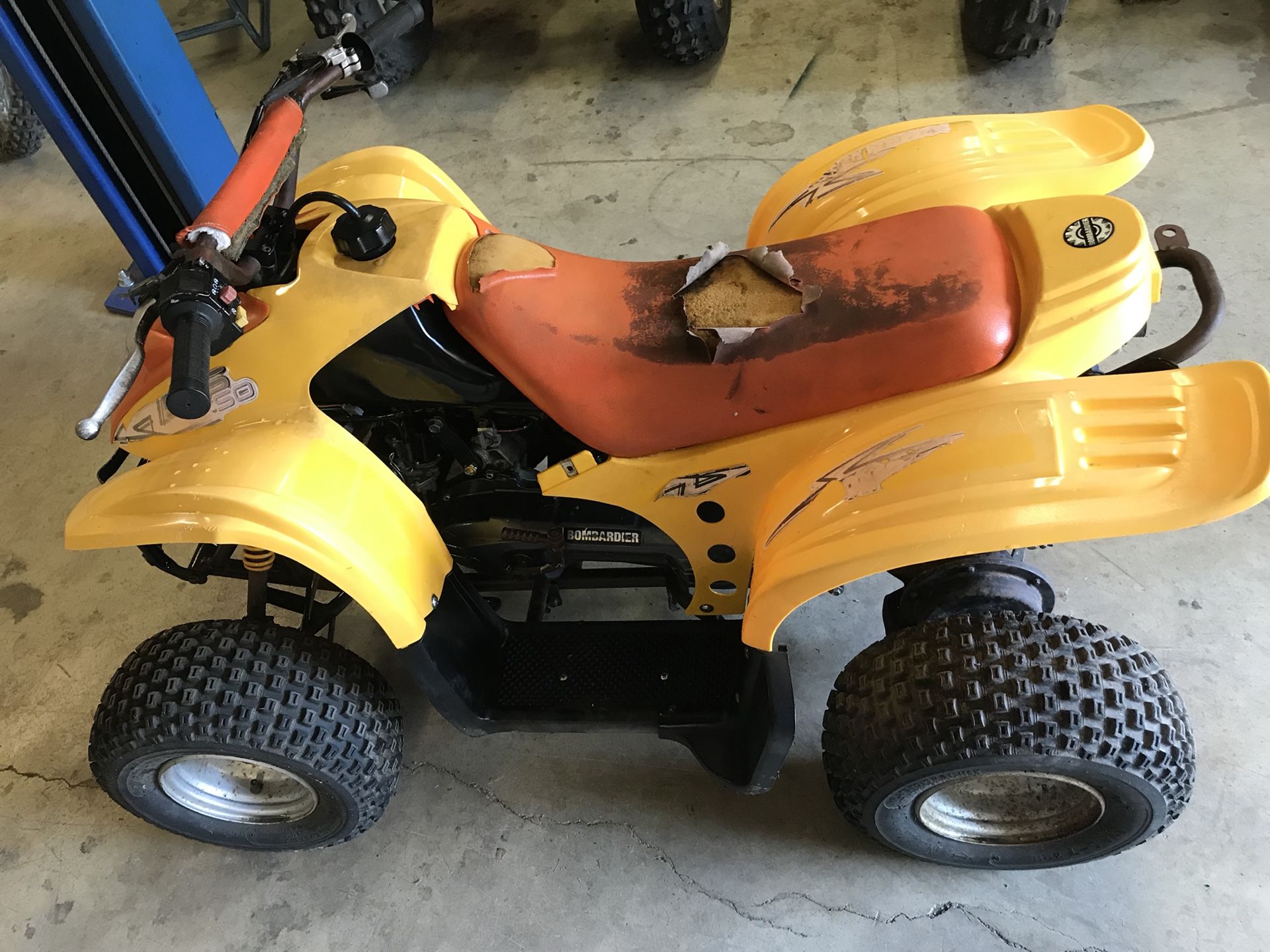 2002 Bombardier Can-Am DS50 ATV Kids Quad