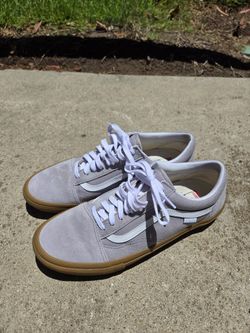 Vans Skate Old Skool shoes in the Gum Light Grey