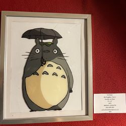 Totoro Anime. Acrylic glass Painting