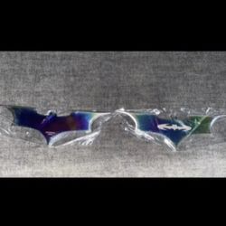 Two Batman Batarang Iridescent Blades