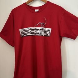 Supreme SS19 Red Keyboard T-shirt Size Large Tee