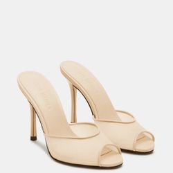 6.5 Beige Steve Madden Heels 