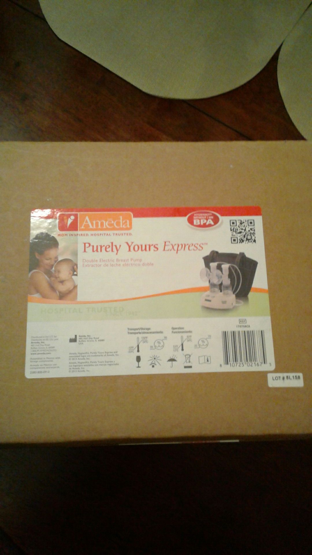 Ameda Double Electric Breast Pump.