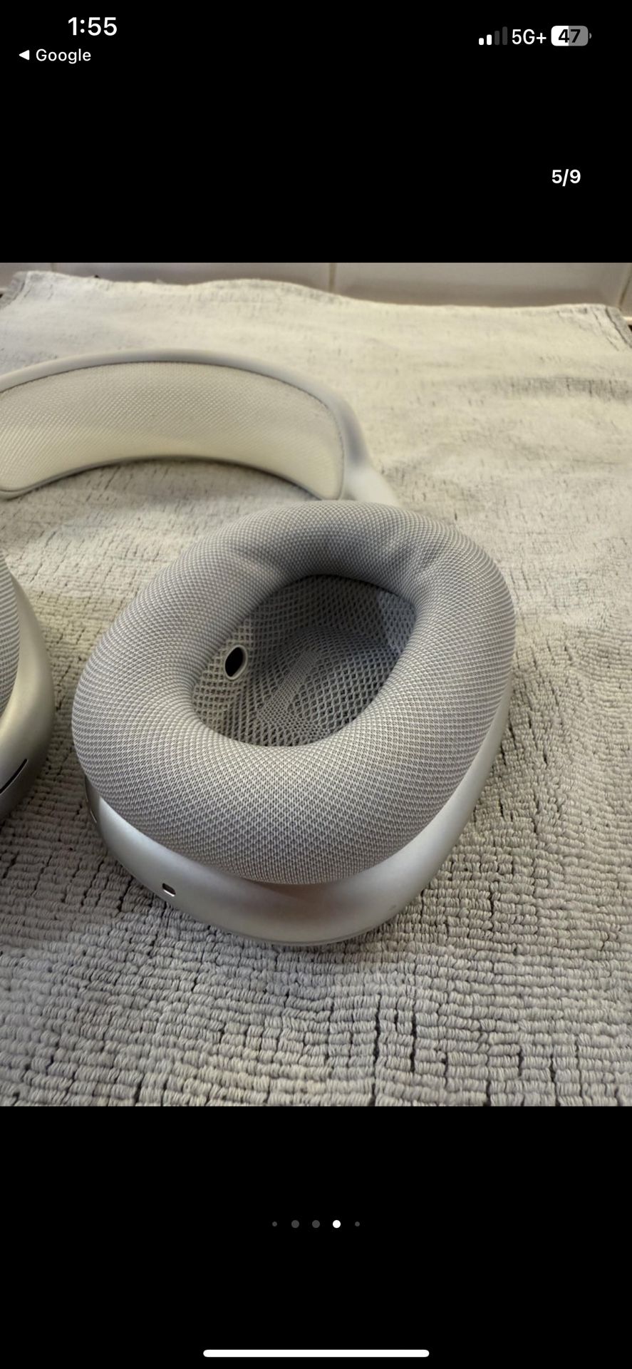 Silver Airpods, Max + Applecare