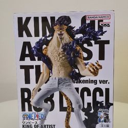 One Piece KING OF ARTIST THE ROB LUCCI Awakening ver Figure New