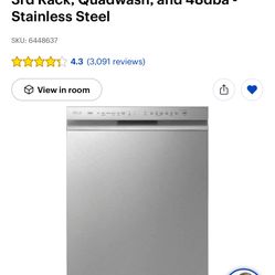 LG Dishwasher -24” 