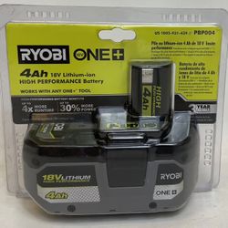 NEW Ryobi 4ah High Performance Battery 