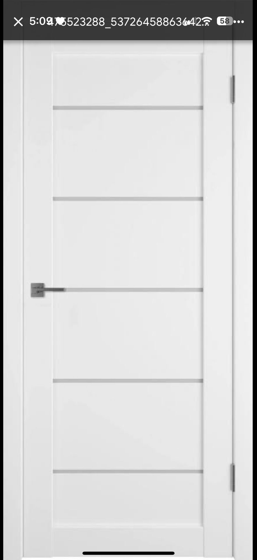 Luxury Interior Door Emalex ice white cloud New