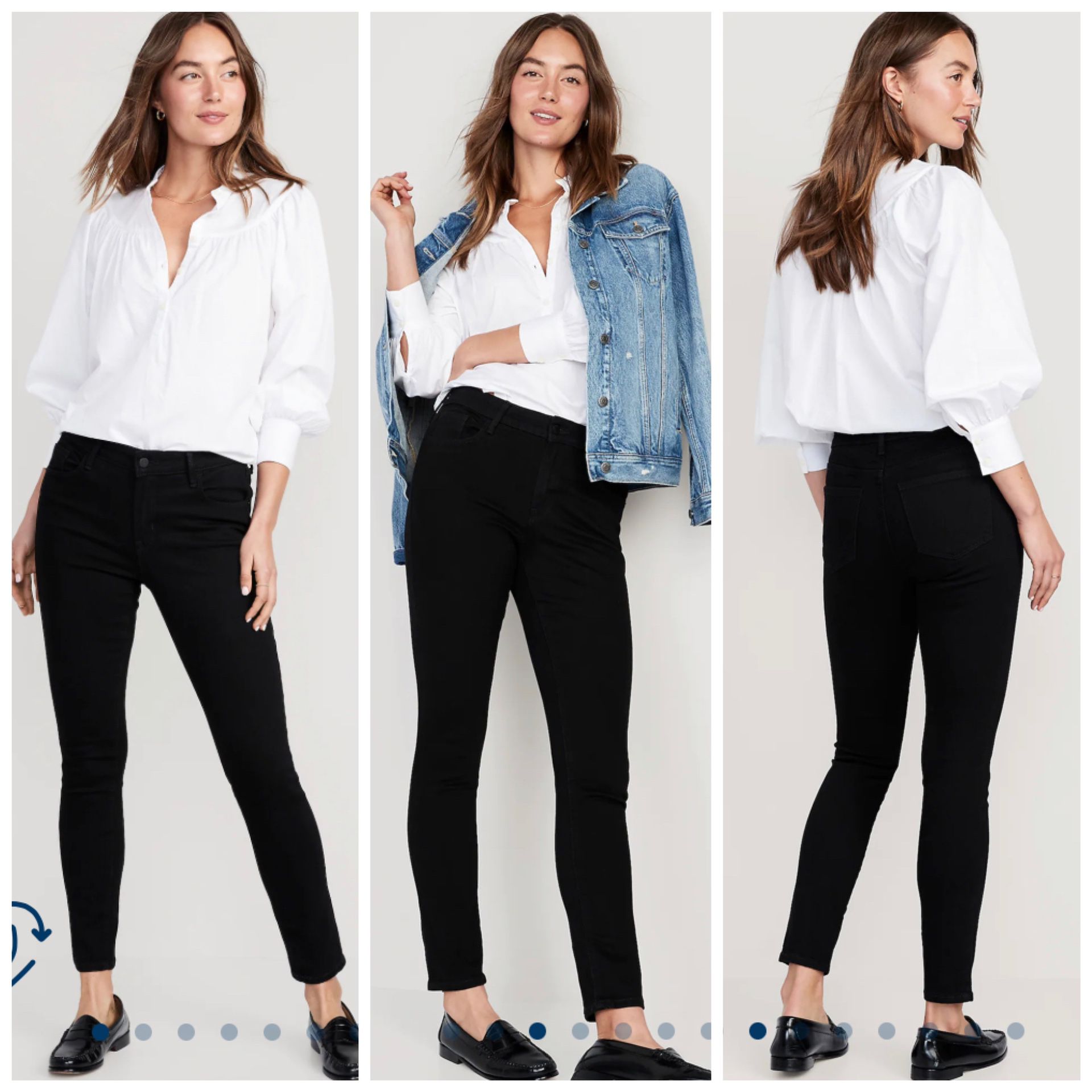 🖤OLD NAVY Super Skinny Black Jeans (mid rise/14)