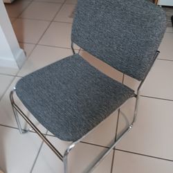  Grey Stacking Chair  - Perfect Condition 