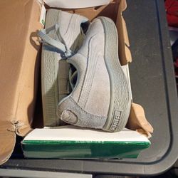 PUMA  " BLUE FOG" SUEDE CLASSIC TONAL JR.  SNEAKERS 