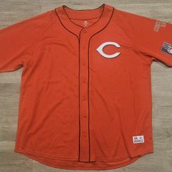 Cincinnati Reds Official MLB Mens 3x Stitched Red Jersey 