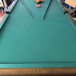 Full size pool table