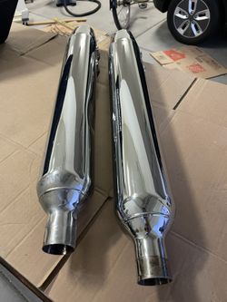 Harley Davidson Chrome Mufflers