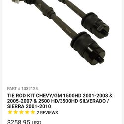 2001 -2010 Chevy Tie Rods 