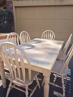 Dining Table Set with 6 Chairs