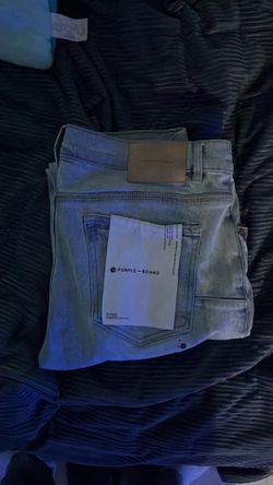 Purple jeans