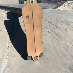 GoldCoast Longboard Complete • Drop Through Longboard • Floral Graphic Cruiser Board