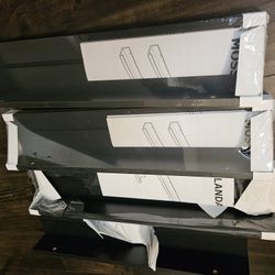 NEW IKEA MOSSLANDA, Set of 4
Black Picture Ledges/Shelves, black, 21 ¾ "