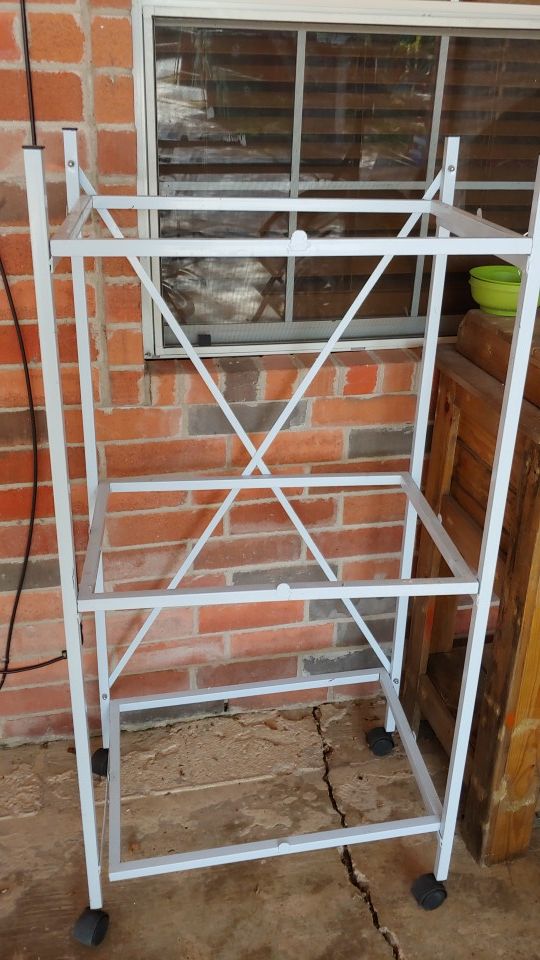 Rack for bird cages ...