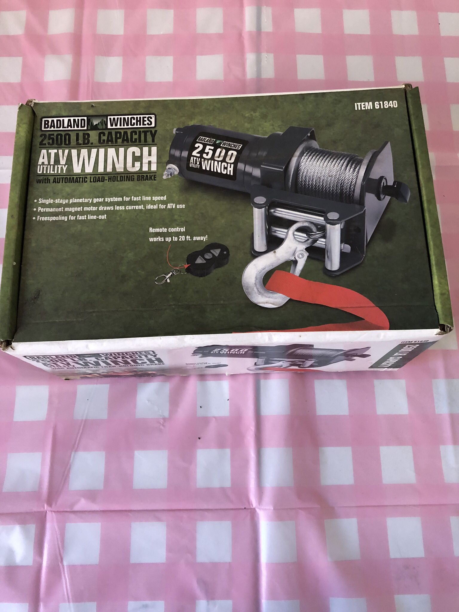 Badland Atv Utility Winch 2500