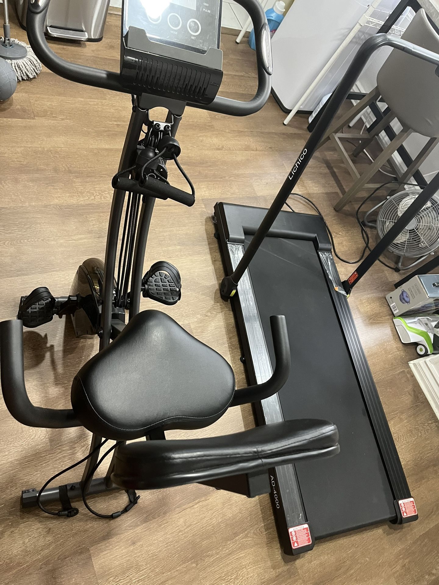 New Treadmill And Exercise Bike