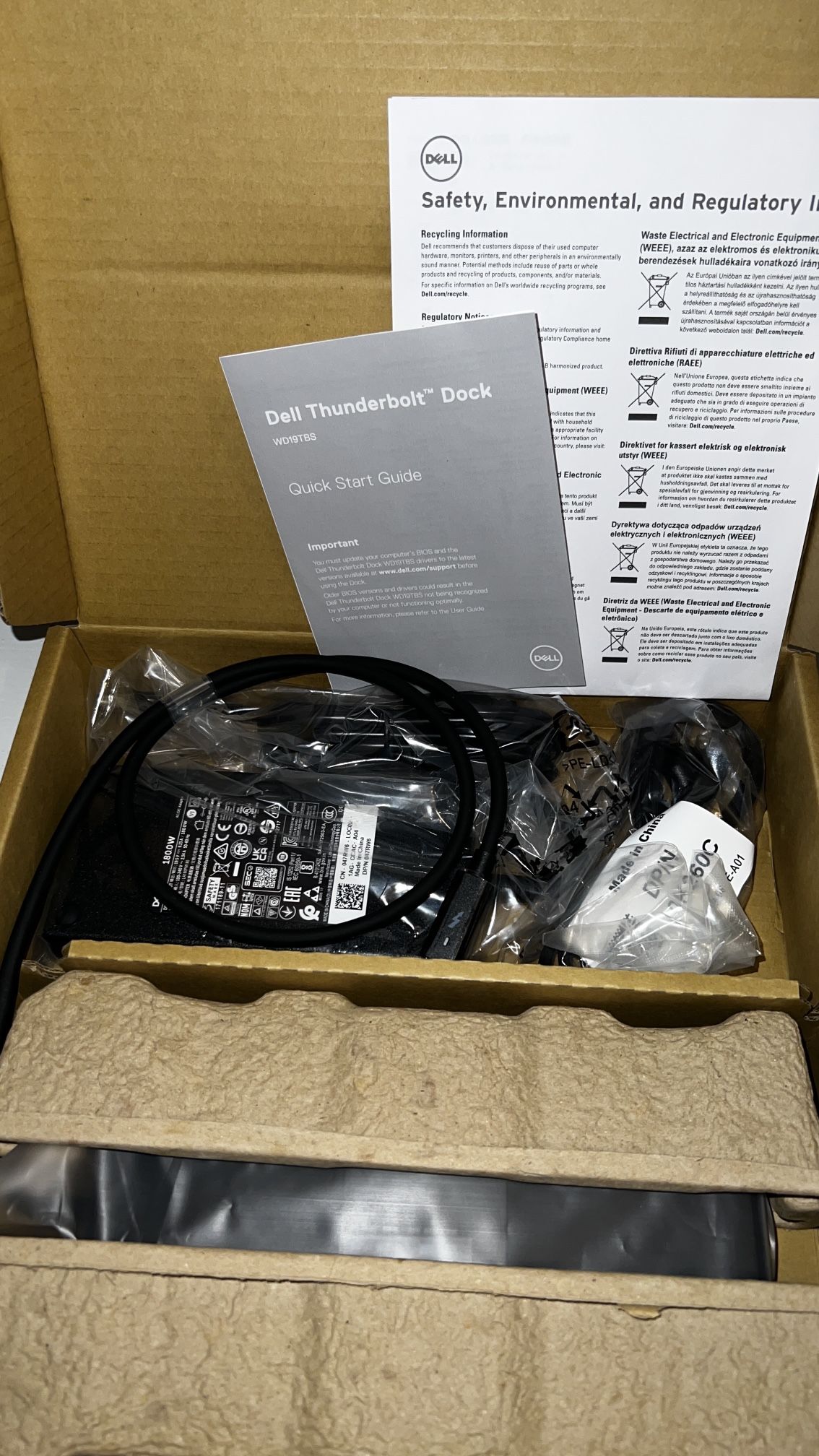 Dell WD19TBS Thunderbolt Docking Station