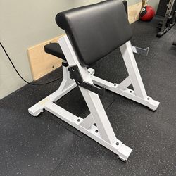 York Preacher Curl Bench, New Condition Zero Defects.