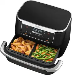 Ninja Foodi DualZone FlexBasket Air Fryer with 7-qt MegaZone