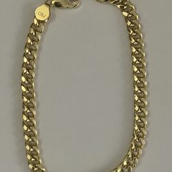 6mm 10k Real Gold Miami Cuban Bracelet Christmas 