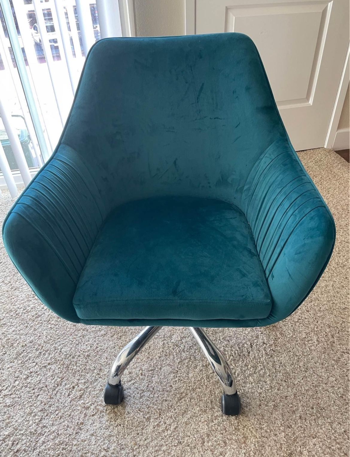 Velvet Office Chair