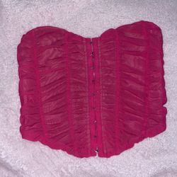 Womens Pink Corset