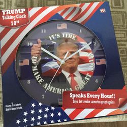 Trump Talking Clock 