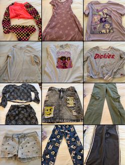Girls Clothing Bundle – 12 Pieces Mixed Lot (8 - 10y)